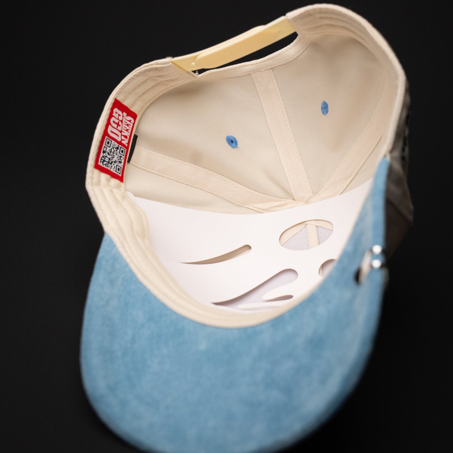 Jesus Christ Suede Hat (BABY BLUE)