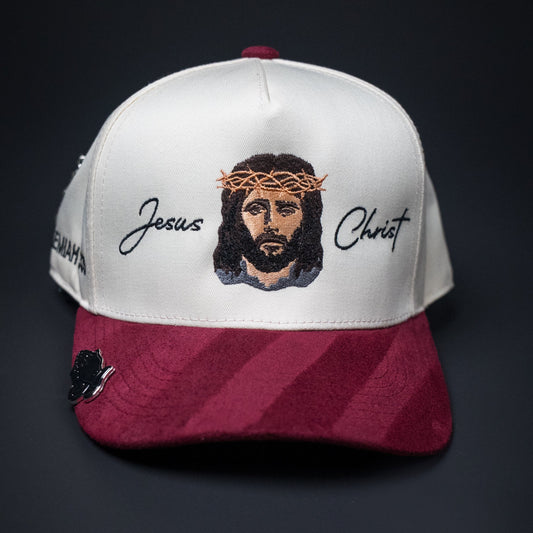 Jesus Christ Suede Hat (Blood of Christ)