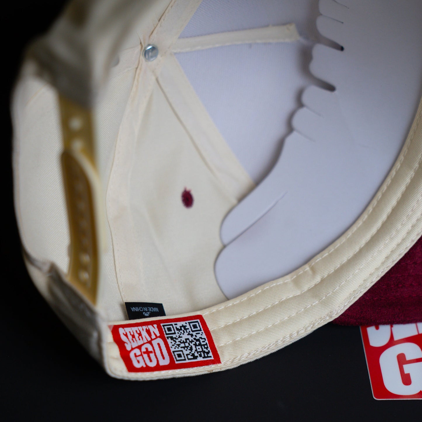 Jesus Christ Suede Hat (Blood of Christ)