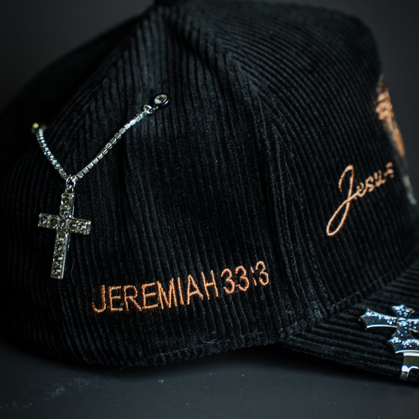 Jesus Christ Hat (Corduroy Black)