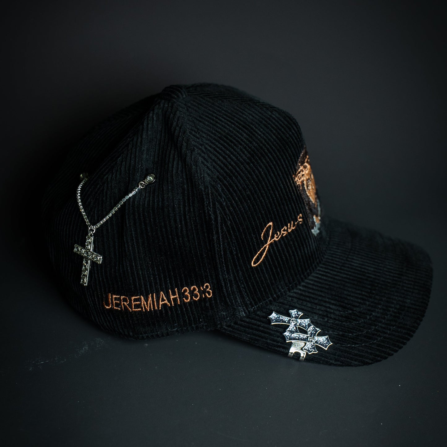 Jesus Christ Hat (Corduroy Black)